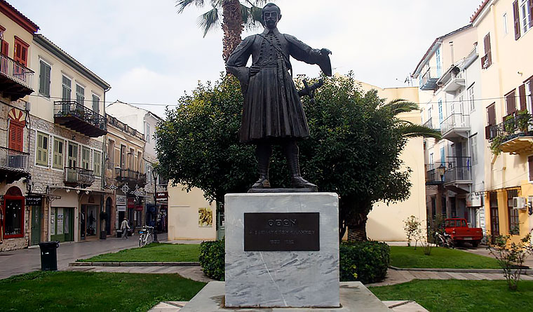 Ναύπλιο, Άγαλμα του Όθωνα