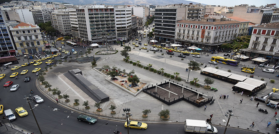 Έργα αποκατάστασης της πλατείας Ομόνοιας