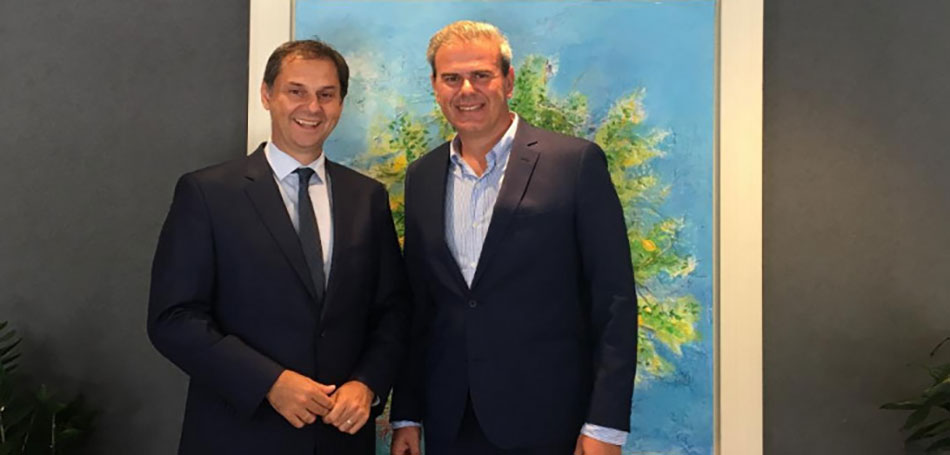 Συνάντηση Χ. Θεοχάρη με τον νέο ΓΓ του ΕΟΤ