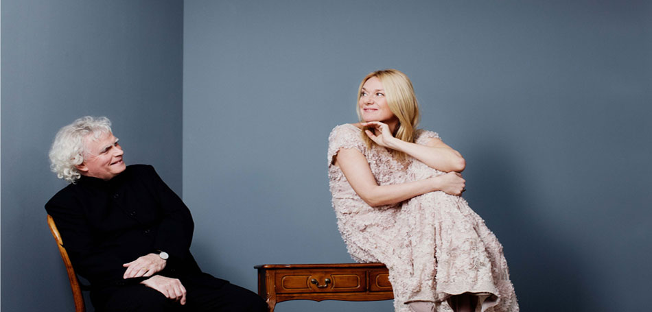 Η Magdalena Kožená και ο Sir Simon Rattle σε ένα ρεσιτάλ κλασικού τραγουδιού