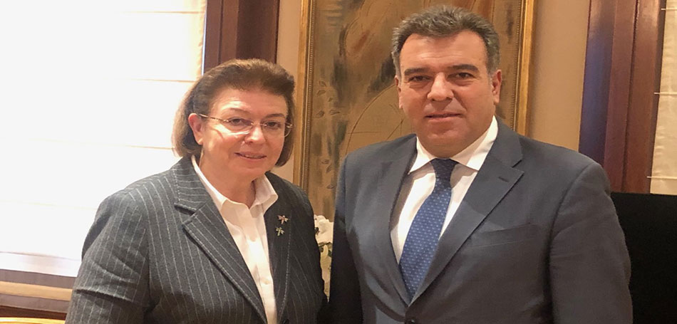 Συνάντηση Κόνσολα με την Υπουργό Πολιτισμού κα. Μενδώνη