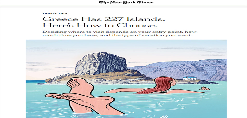 Αφιέρωμα των New York Times στα ελληνικά νησιά