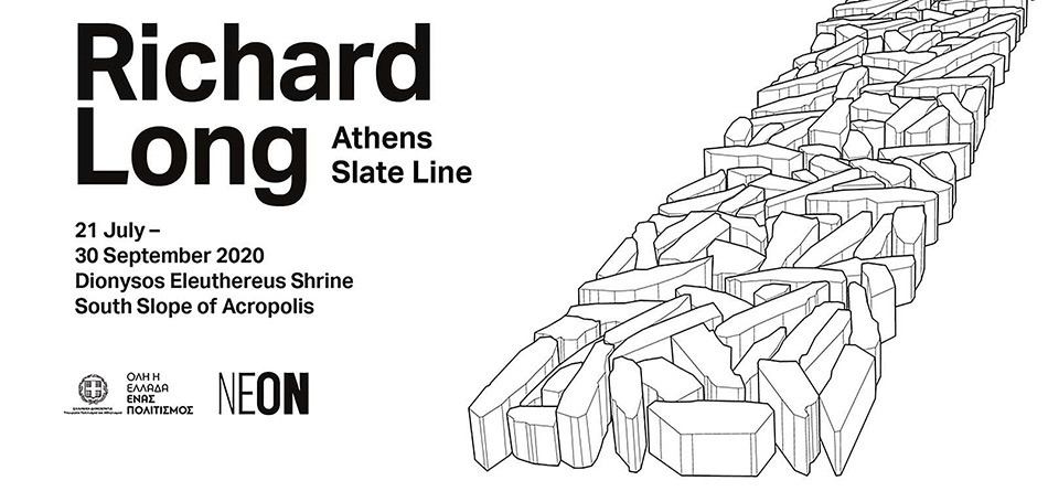 Athens Slate Line: Το νέο έργο του Richard Long