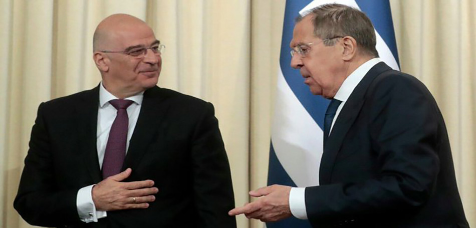 Επικοινωνία Ν. Δένδια με τον υπουργό Εξωτερικών της Ρωσίας