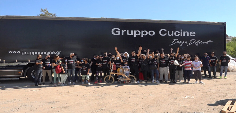 COCO-MAT & Gruppo Cucine απέστειλαν είδη πρώτης ανάγκης στην Καρδίτσα