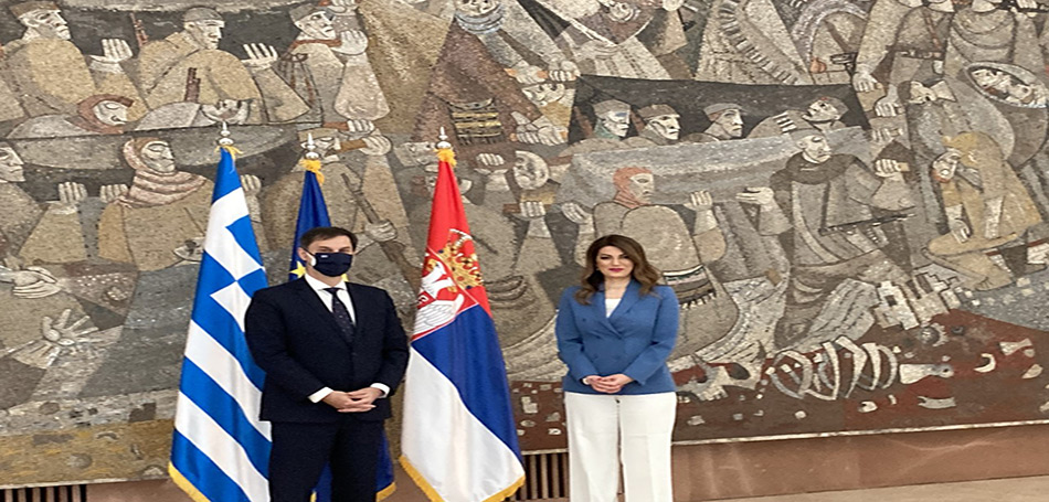 Κοινή δήλωση Θεοχάρη με την Υπουργό Εμπορίου, Τουρισμού και Tηλεπικοινωνιών της Σερβίας 