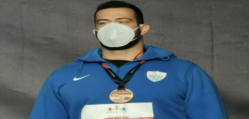 Χάλκινο μετάλλιο στη σφαίρα F20, ο Στράτος Νικολαίδης