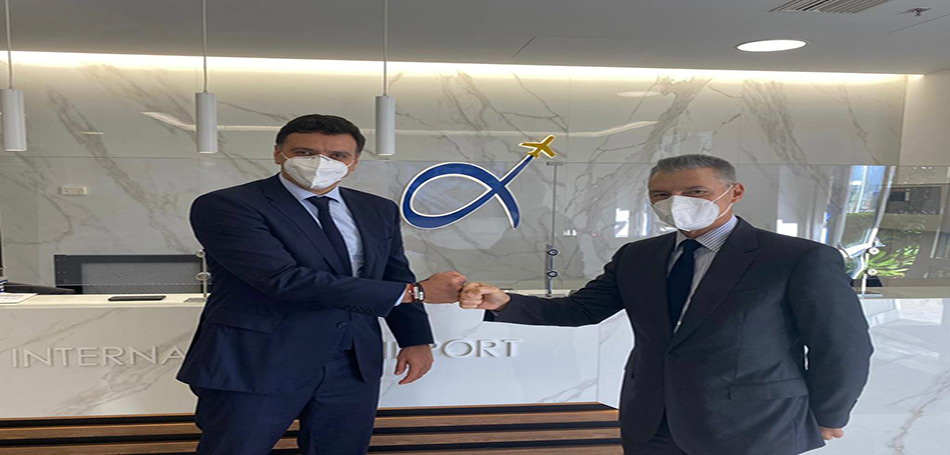 Συναντηση Υπουργού Τουρισμού Βασίλη Κικίλια με τον Διευθύνοντα Σύμβουλο του Διεθνούς Αερολιμένα Αθηνών