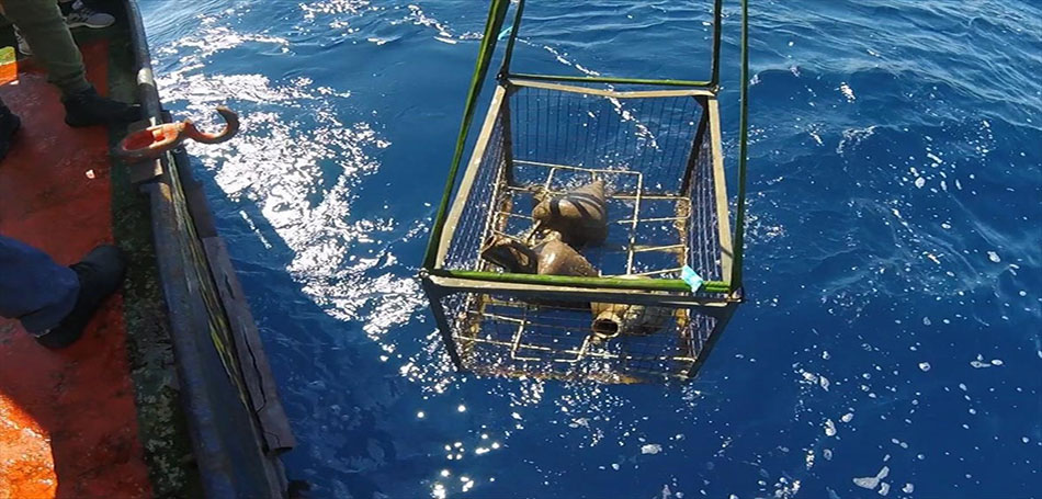 Αρχαιολογική έρευνα σε ναυάγιο κλασικών χρόνων που εντοπίσθηκε στο στενό Κυθήρων - Νεάπολης
