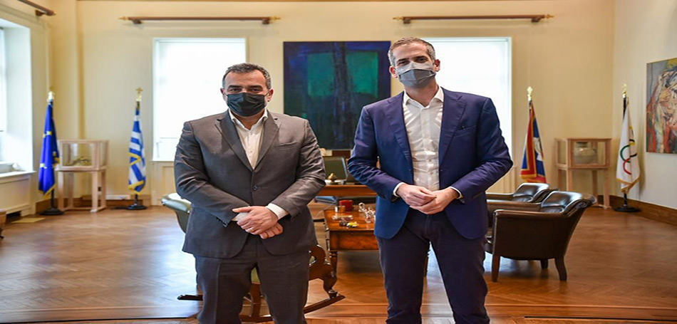 Συνάντηση του Δημάρχου Αθηναίων με τον Δήμαρχο Λευκωσίας στην Αθήνα