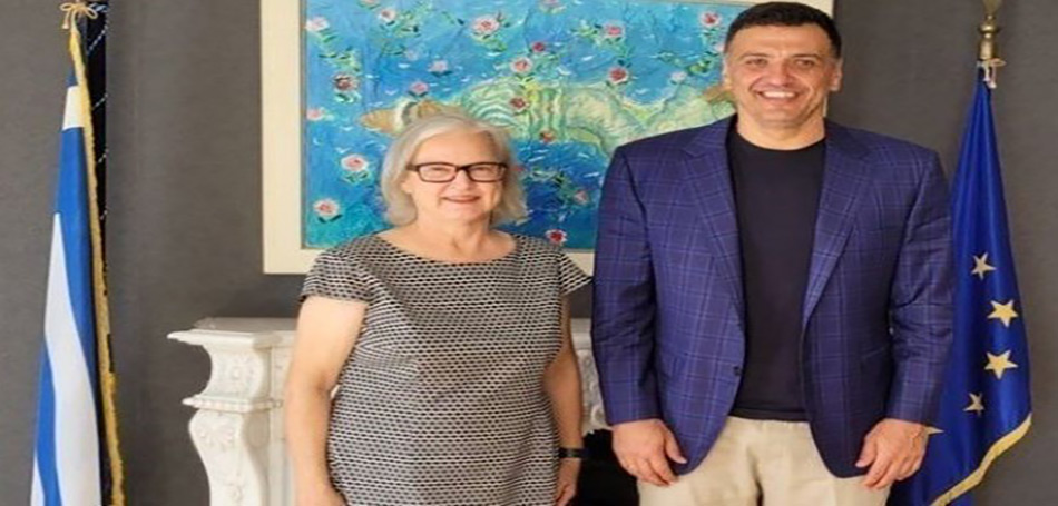 Συνάντηση Κικίλια με την Πρέσβυ της Αυστρίας στην Ελλάδα